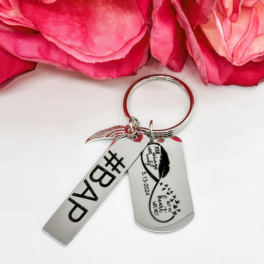 Custom Dog Tag Keychain - Embellish My Heart
