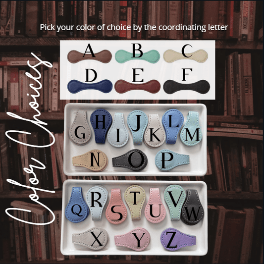 Custom Magnetic Leather Bookmark – Personalized Bookmark | Gift for Readers, Journals, or Bible Tabs - Embellish My Heart