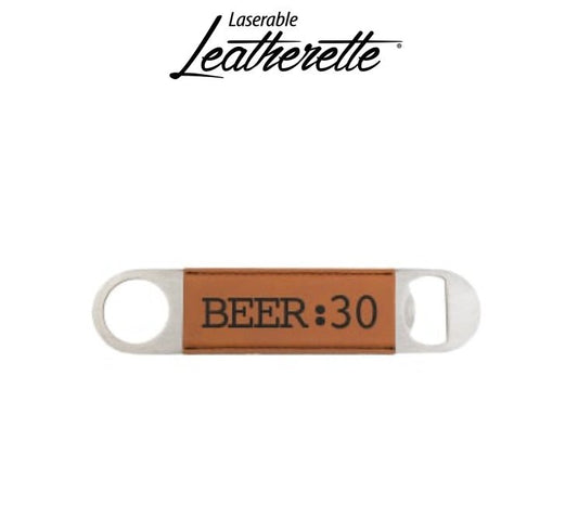 Laserable Leatherette Bottle Opener - Embellish My Heart