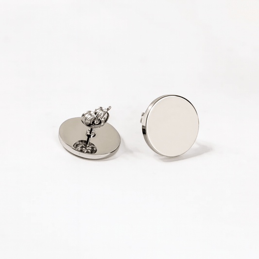 Personalized Stainless Steel Stud Earrings – Hypoallergenic & Tarnish - Resistant - Embellish My Heart
