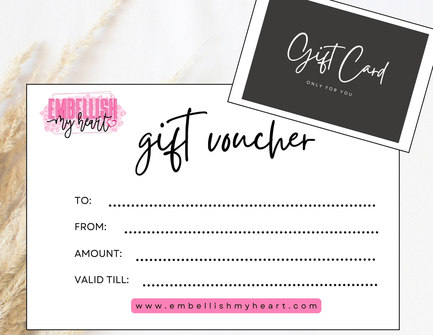 Gift Card - Embellish My Heart