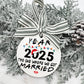 2025 Wedding Ornament – First Christmas Married – Newlywed Gift Idea - Embellish My Heart