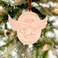 Oval Angel Wings Memorial Ornament – Child Loss, Pet Loss, Family Loss Memorial Christmas Ornament – Remembrance Gift