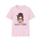 ALLY - TUDE Pride Shirt – Rainbow Heart Glasses Ally Tee, LGBTQ Support Shirt, Women’s Pride Month Apparel, Colorful Inclusive Graphic Tee - Embellish My Heart