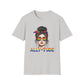 ALLY - TUDE Pride Shirt – Rainbow Heart Glasses Ally Tee, LGBTQ Support Shirt, Women’s Pride Month Apparel, Colorful Inclusive Graphic Tee - Embellish My Heart