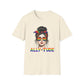 ALLY - TUDE Pride Shirt – Rainbow Heart Glasses Ally Tee, LGBTQ Support Shirt, Women’s Pride Month Apparel, Colorful Inclusive Graphic Tee - Embellish My Heart