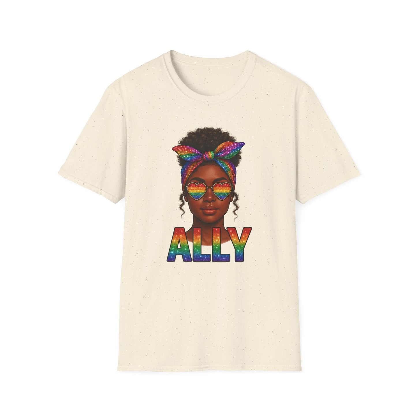 Crowned in Color Ally AF Shirt – Black Girl Pride Tee, Juneteenth & LGBTQ Support, Melanin Queen Rainbow Shirt, Inclusive Ally Apparel - Embellish My Heart