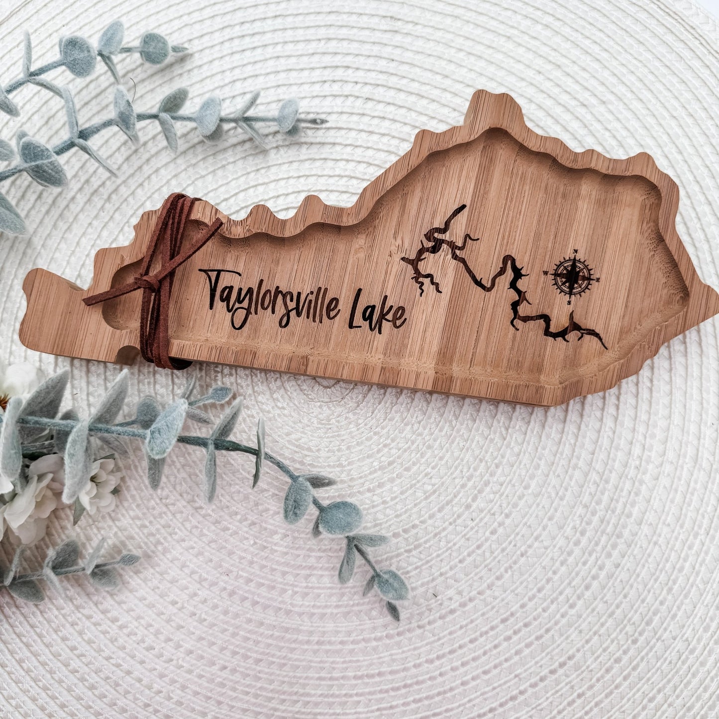 Custom Bamboo Trays – Kentucky State Design - Embellish My Heart