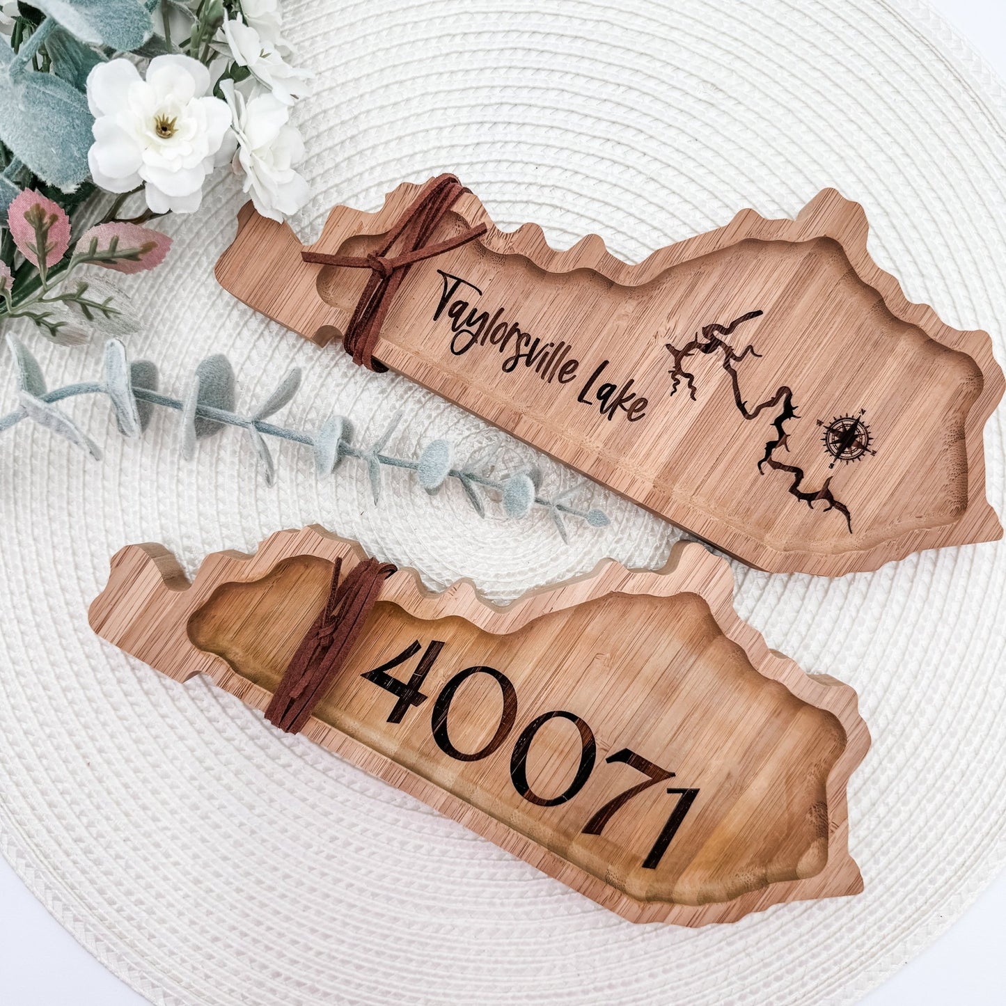 Custom Bamboo Trays – Kentucky State Design - Embellish My Heart