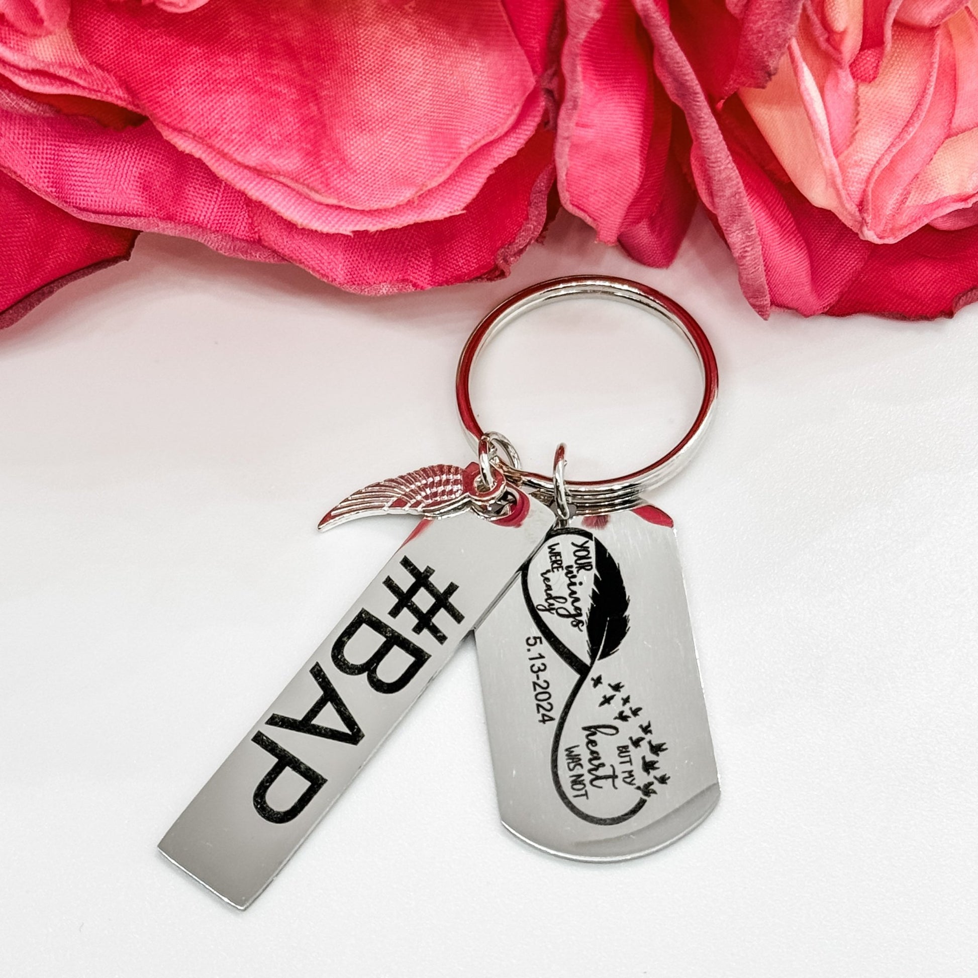Custom Dog Tag Keychain - Embellish My Heart