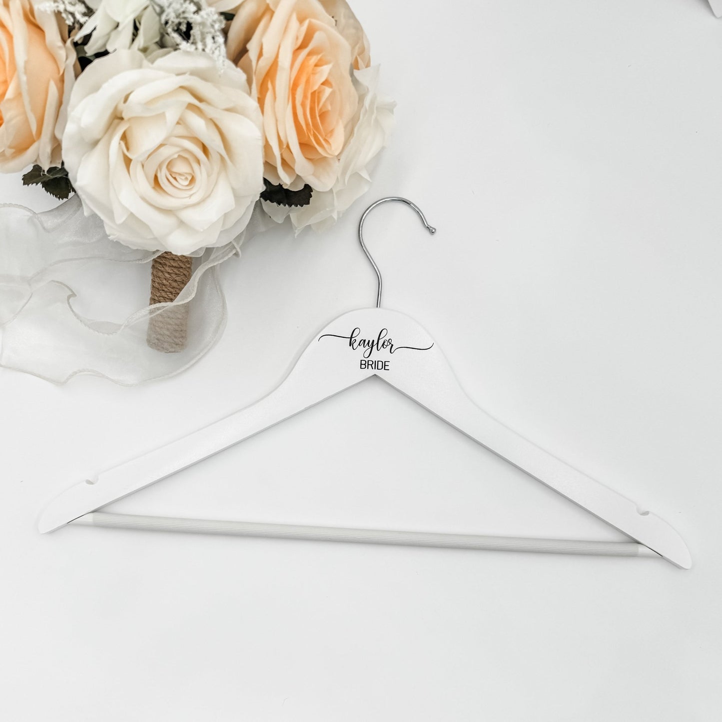 Custom Engraved Bridal Party Hangers - Embellish My Heart