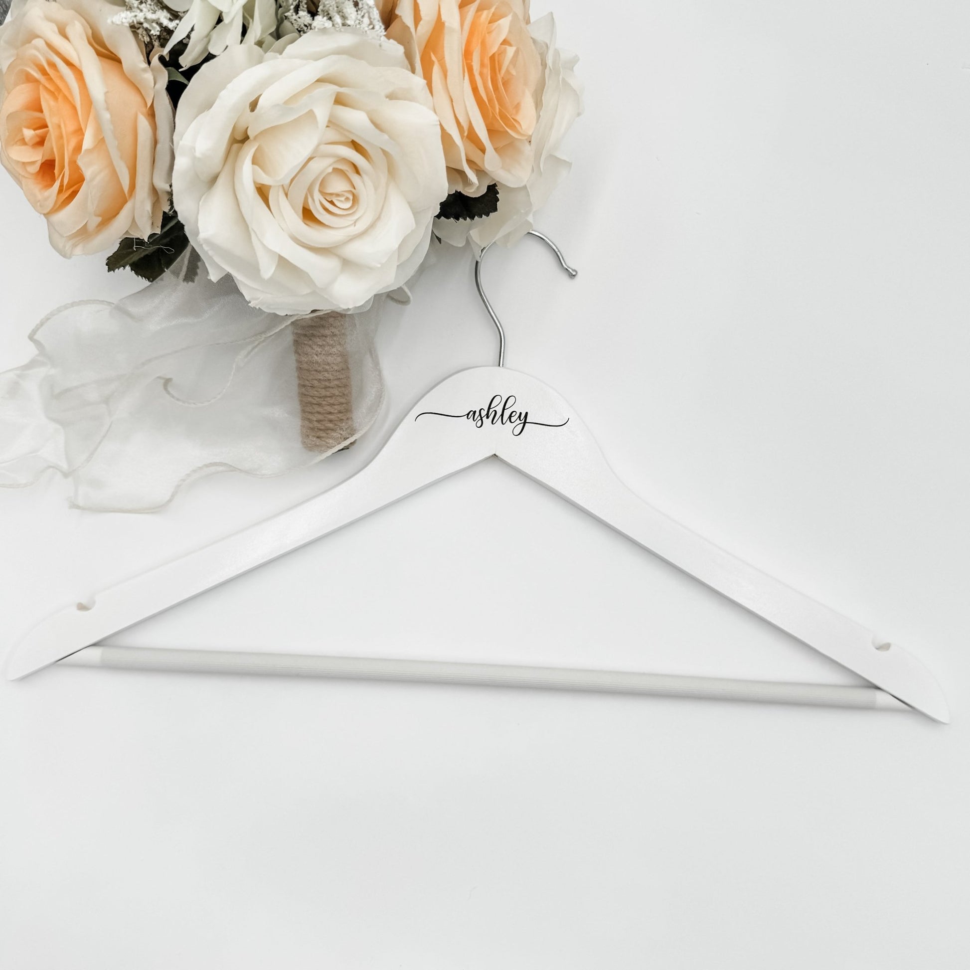 Custom Engraved Bridal Party Hangers - Embellish My Heart