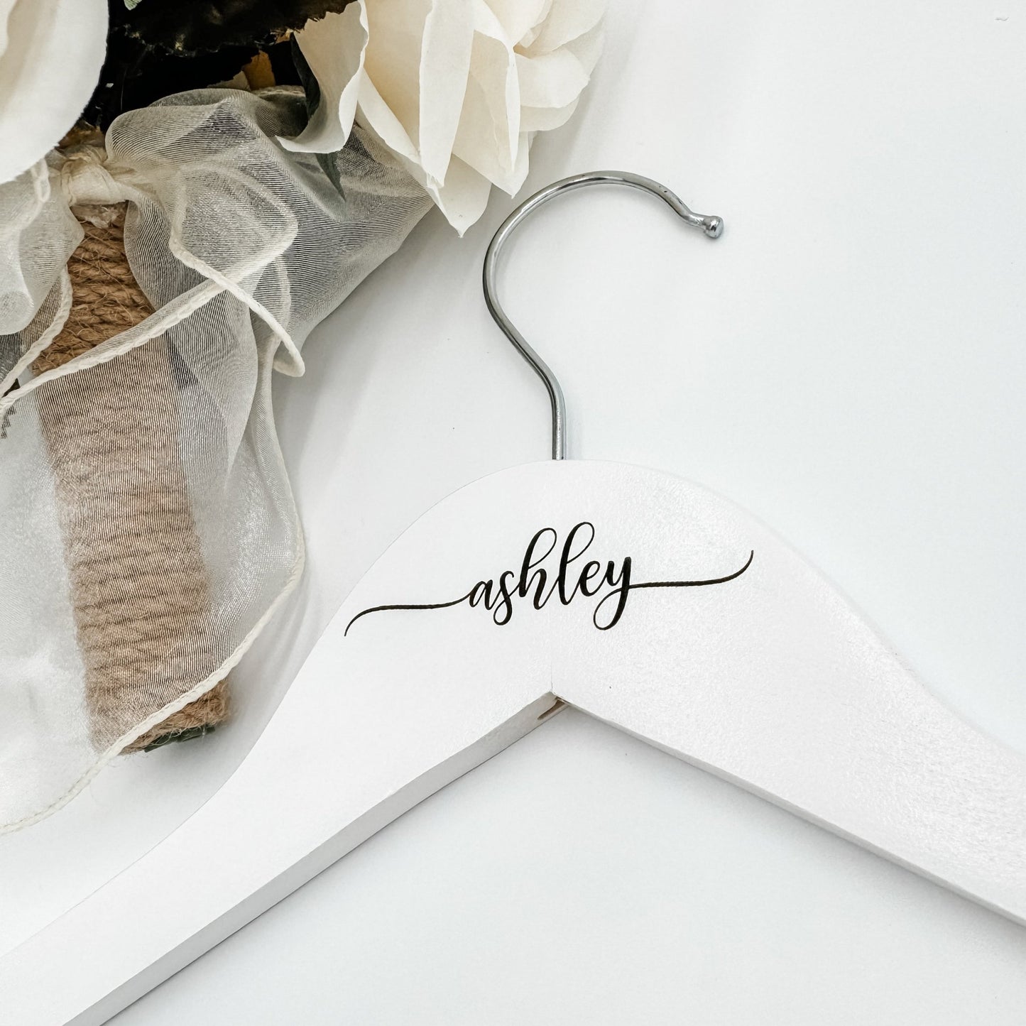 Custom Engraved Bridal Party Hangers - Embellish My Heart