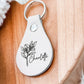 Custom Engraved Leather Keychain – Personalized with Name, Symbol, or Text - Embellish My Heart