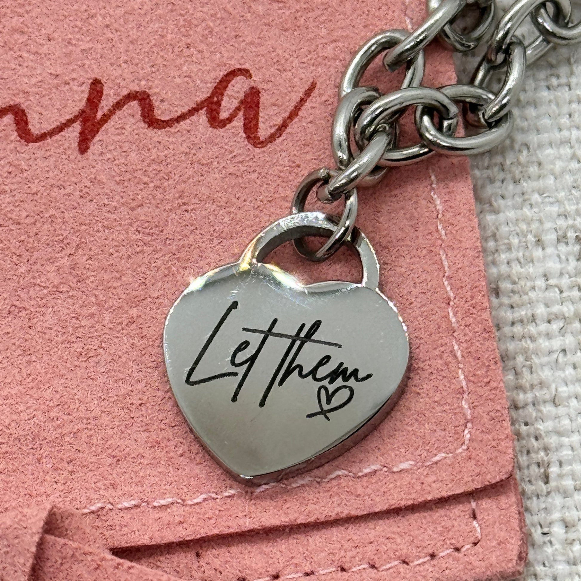 Custom Heart Bracelet Stainless Steel - Embellish My Heart