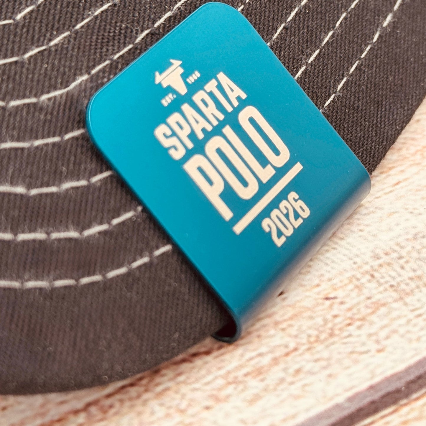 Custom Logo Hat Clip – Engraved Aluminum Clip for Teams, Clubs & Businesses - Embellish My Heart