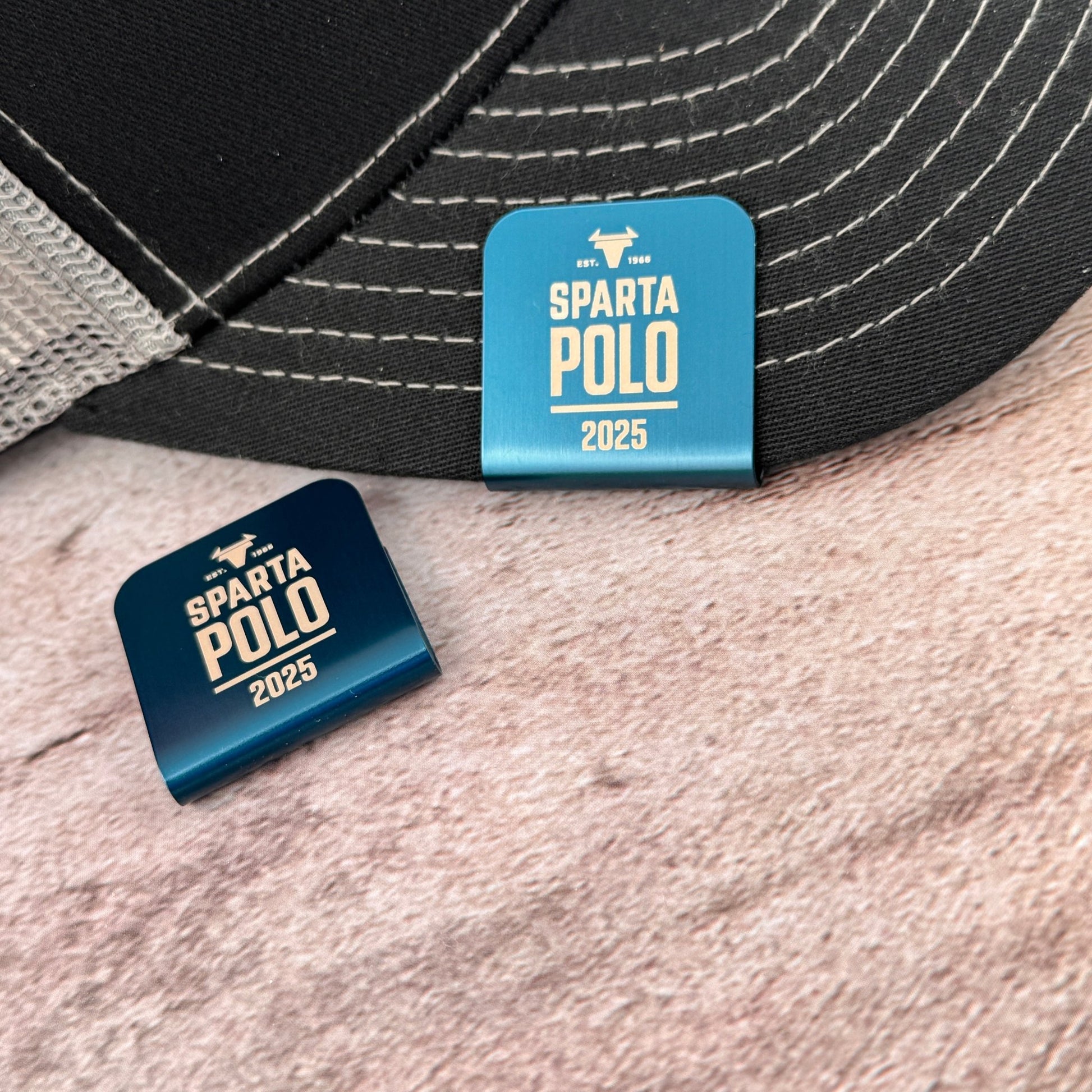 Custom Logo Hat Clip – Engraved Aluminum Clip for Teams, Clubs & Businesses - Embellish My Heart