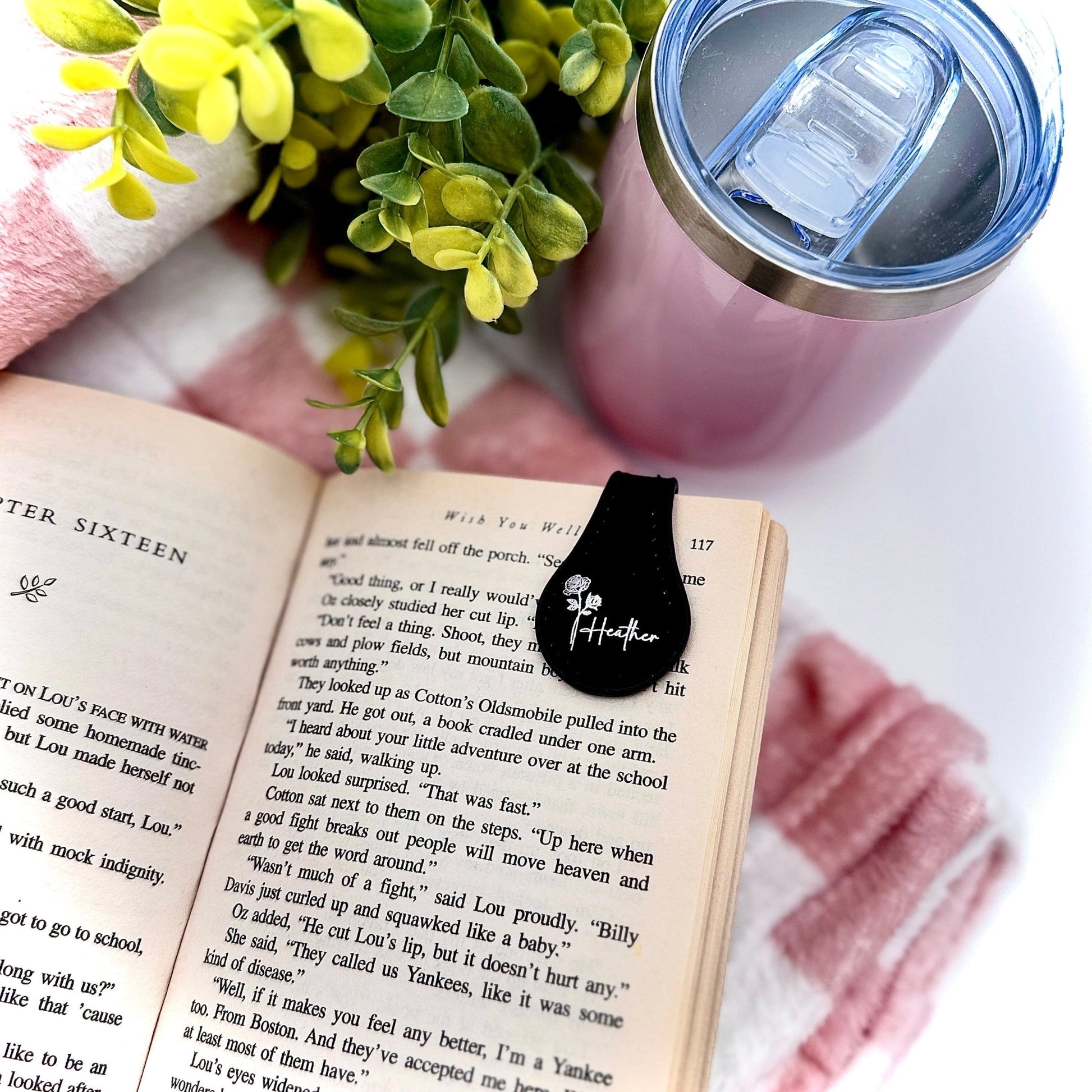 Custom Magnetic Leather Bookmark – Personalized Bookmark | Gift for Readers, Journals, or Bible Tabs - Embellish My Heart