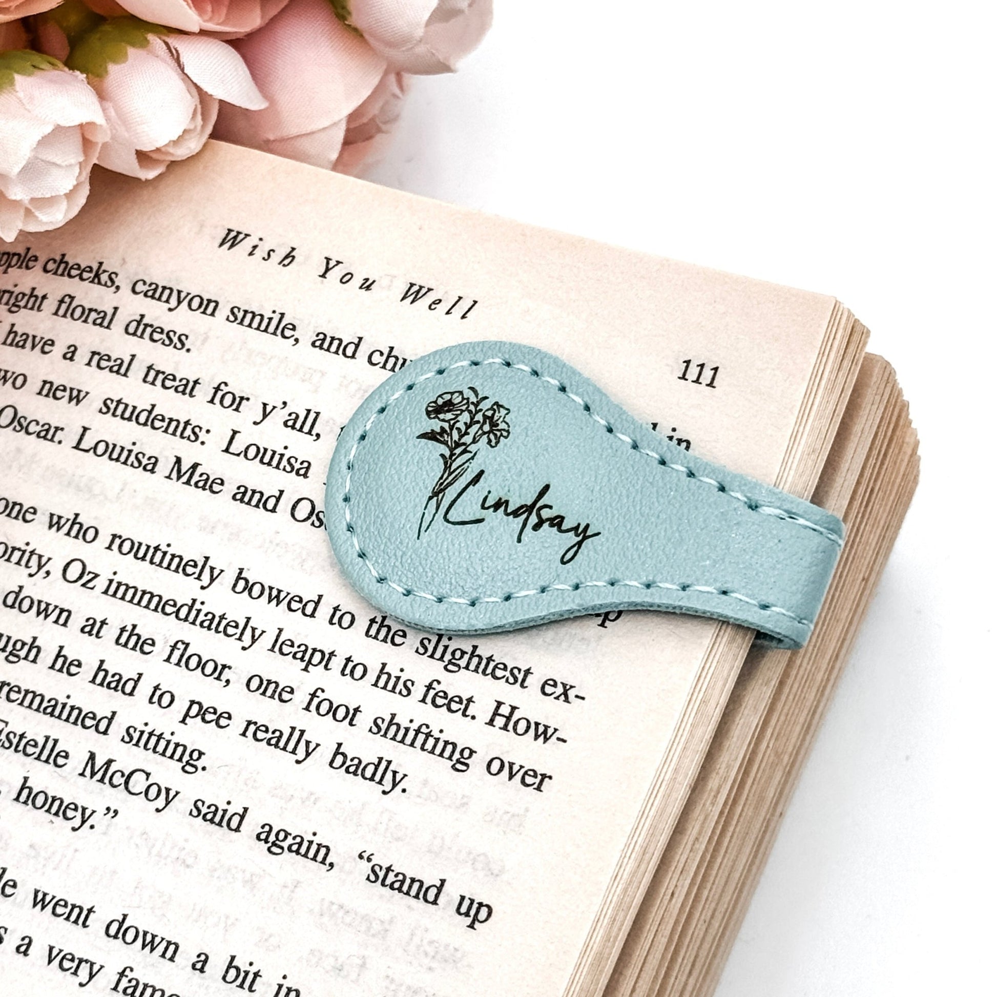 Custom Magnetic Leather Bookmark – Personalized Bookmark | Gift for Readers, Journals, or Bible Tabs - Embellish My Heart