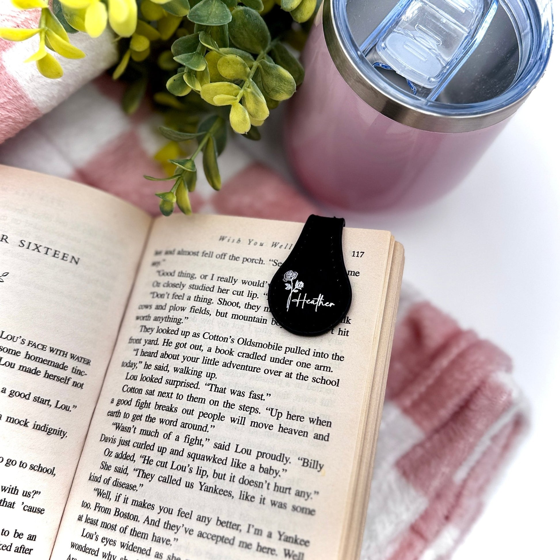 Custom Magnetic Leather Bookmark – Personalized Bookmark | Gift for Readers, Journals, or Bible Tabs - Embellish My Heart