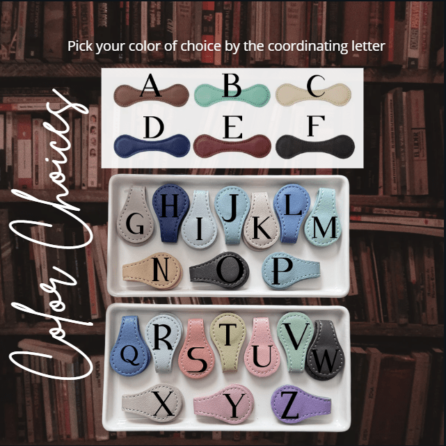 Custom Magnetic Leather Bookmark – Personalized Bookmark | Gift for Readers, Journals, or Bible Tabs - Embellish My Heart