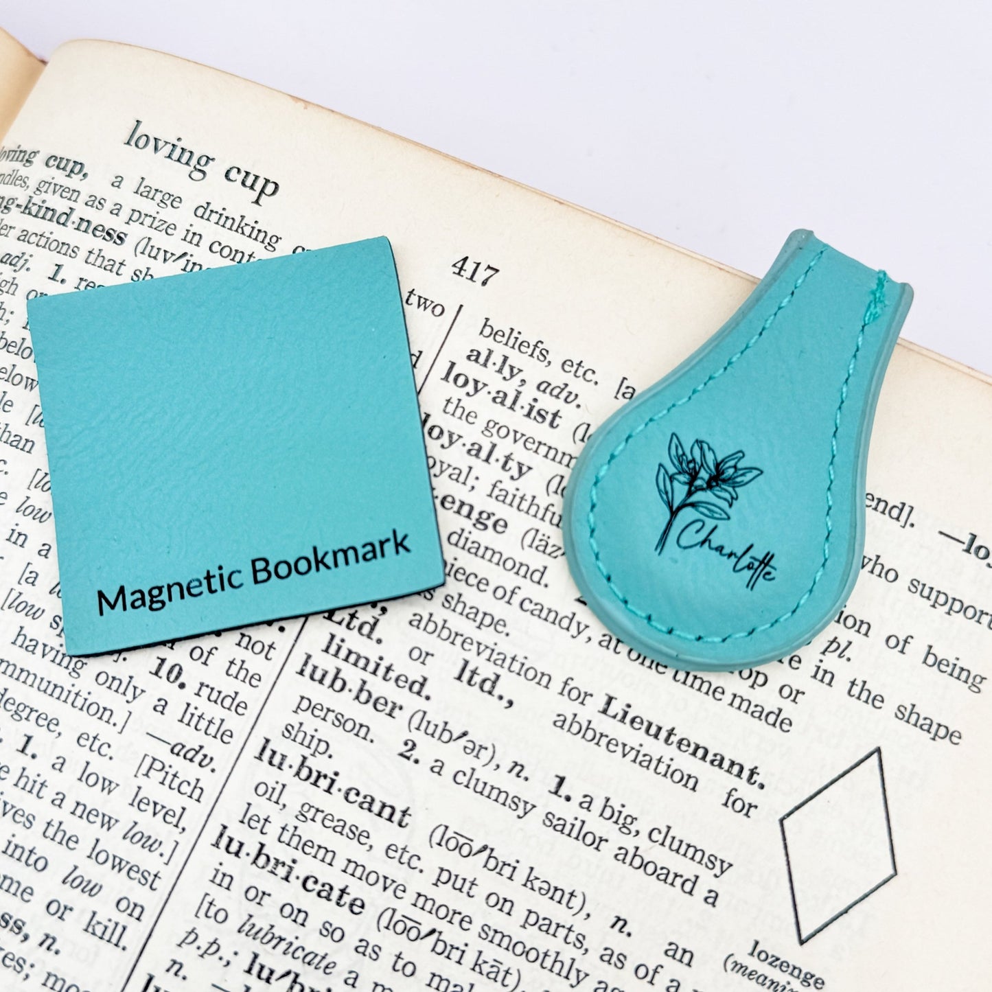 Custom Magnetic Leather Bookmark – Personalized Engraved Front or Double - Sided | Gift for Readers, Journals, or Bible Tabs - Embellish My Heart