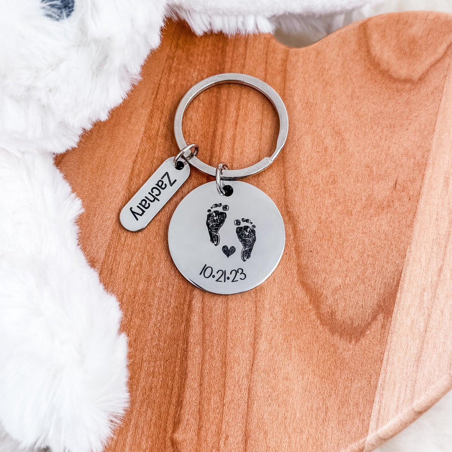 Custom Round Keychain - Embellish My Heart