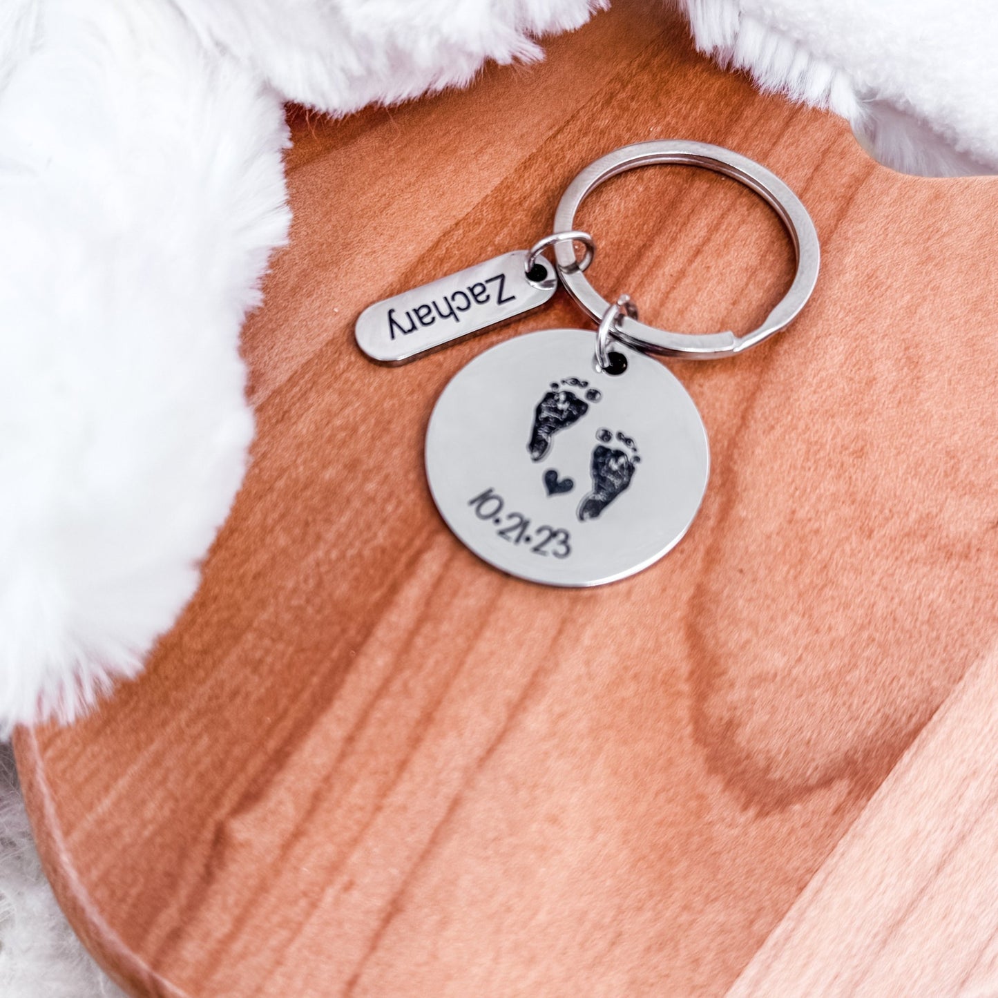 Custom Round Keychain - Embellish My Heart