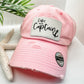 Dibs on the Captain Print Hat Trucker Distressed - Embellish My Heart