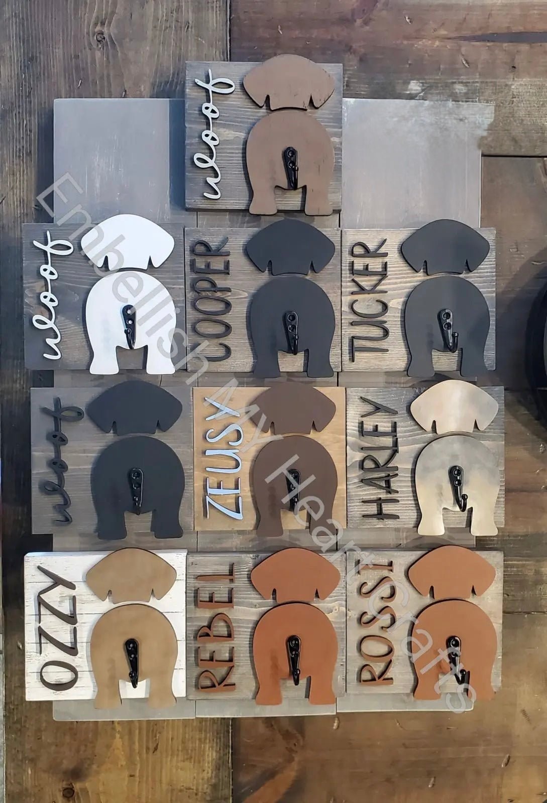 Dog leash holder - Embellish My Heart