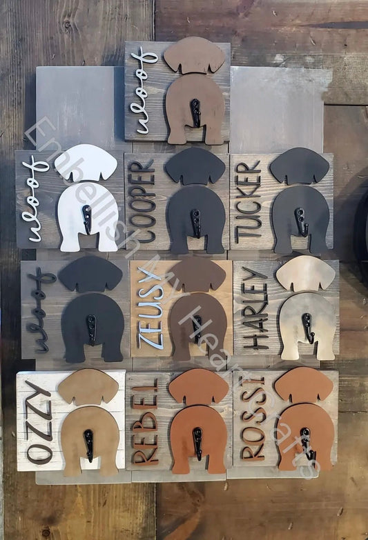 Dog leash holder - Embellish My Heart