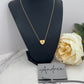 Engraved Heart Initial Necklace – Custom 18” Stainless Steel Chain in Gold, Silver, or Rose Gold - Embellish My Heart