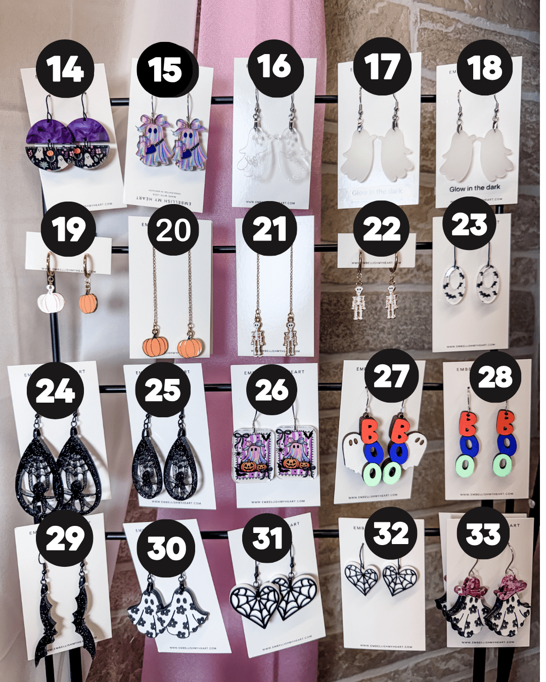 Fall Flash Sale – Acrylic & Wood Earrings (Ready to Ship) - Embellish My Heart