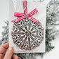 Family Snowflake Ornament - Christmas Tree Ornament with Family Names - Christmas Snowflake Name Ornament - Embellish My Heart