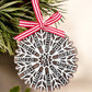Family Snowflake Ornament - Christmas Tree Ornament with Family Names - Christmas Snowflake Name Ornament - Embellish My Heart