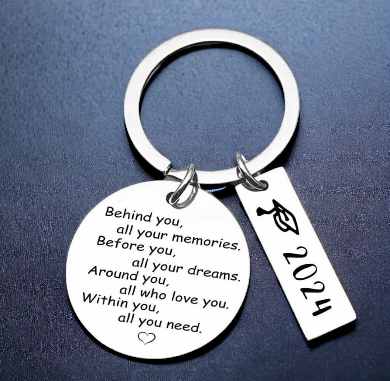 Graduation Keychain, Graduate Gift - Embellish My Heart