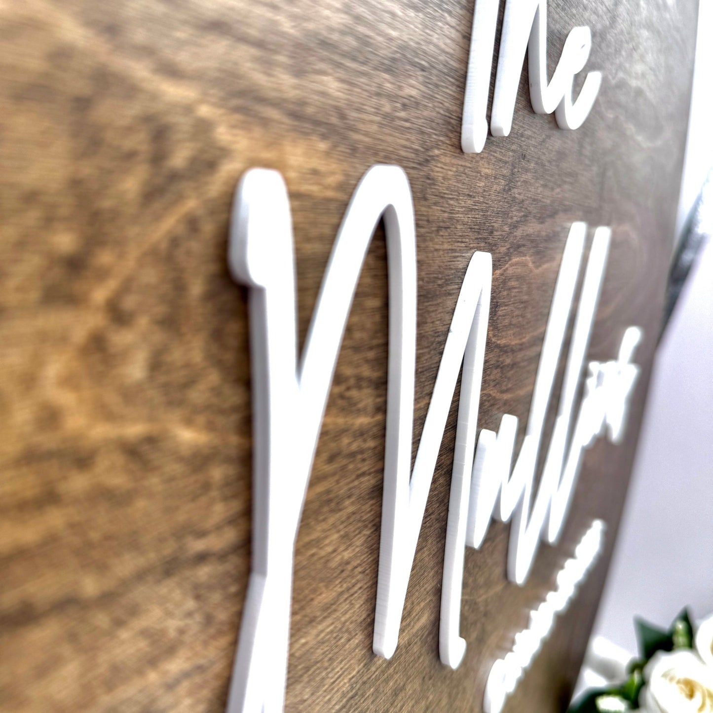 Guest Book Alternative - Custom Wedding Guest Book Decor - Layered Wood Wedding Sign - New Home gift - Embellish My Heart