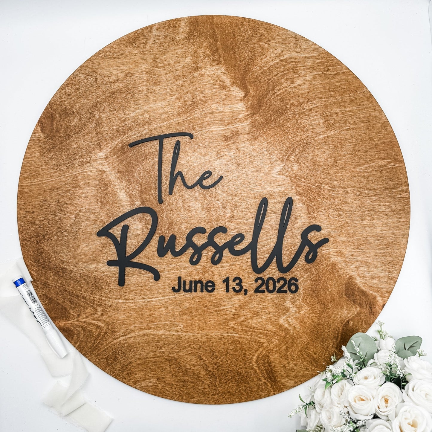 Guest Book Alternative - Custom Wedding Guest Book Decor - Layered Wood Wedding Sign - New Home gift - Embellish My Heart