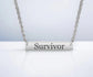 Horizontal Bar Stainless Steel Necklace - Embellish My Heart