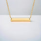 Horizontal Bar Stainless Steel Necklace - Embellish My Heart