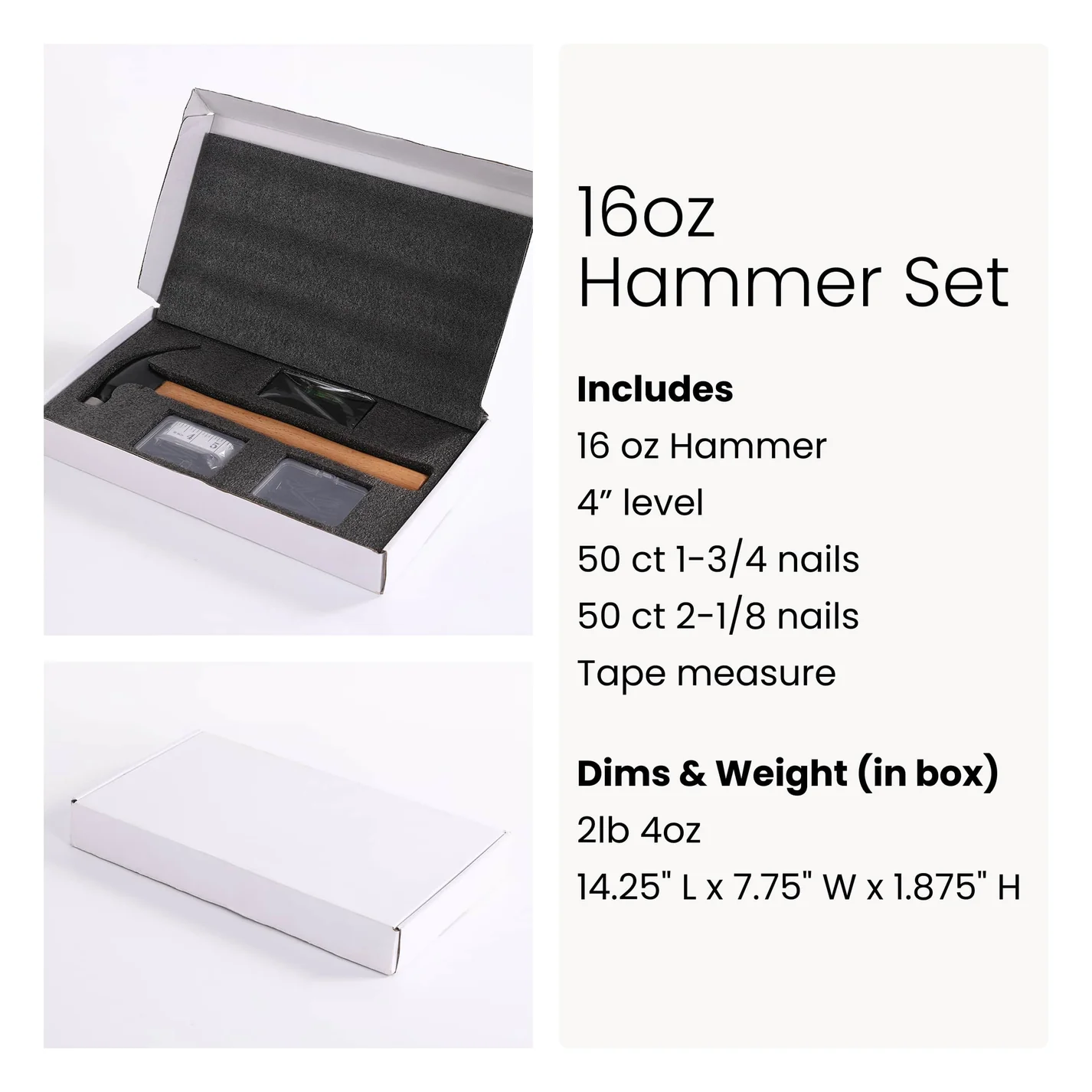 Personalized Tool Gift Set | Custom Engraved Hammer Gift for Dad, New Homeowners & Clients