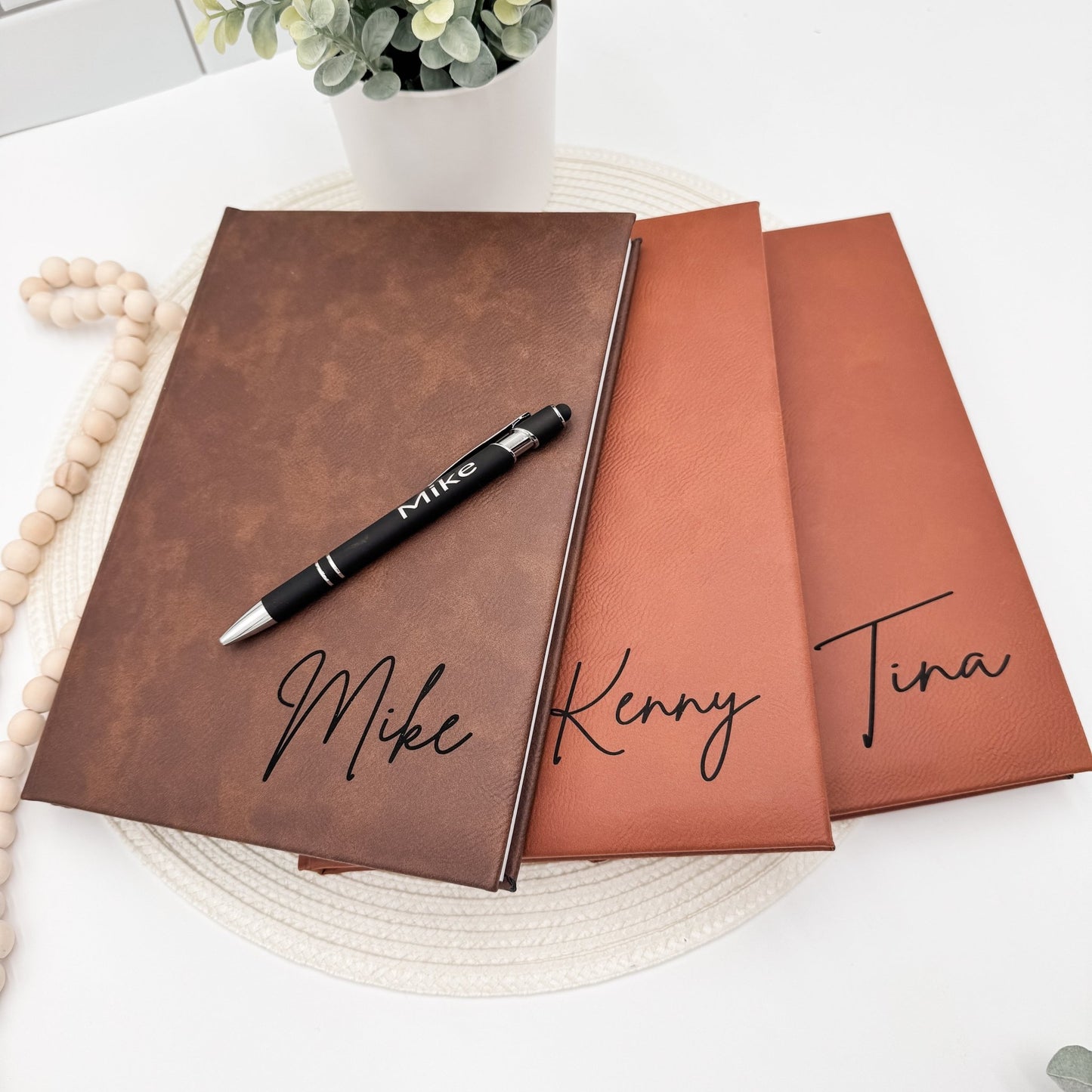 Journal 7x10 personalized - Customized Journal - Personalized Notebook Gift for her for him - Embellish My Heart