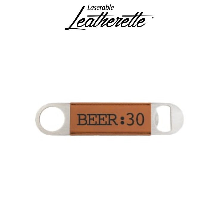 Laserable Leatherette Bottle Opener - Embellish My Heart