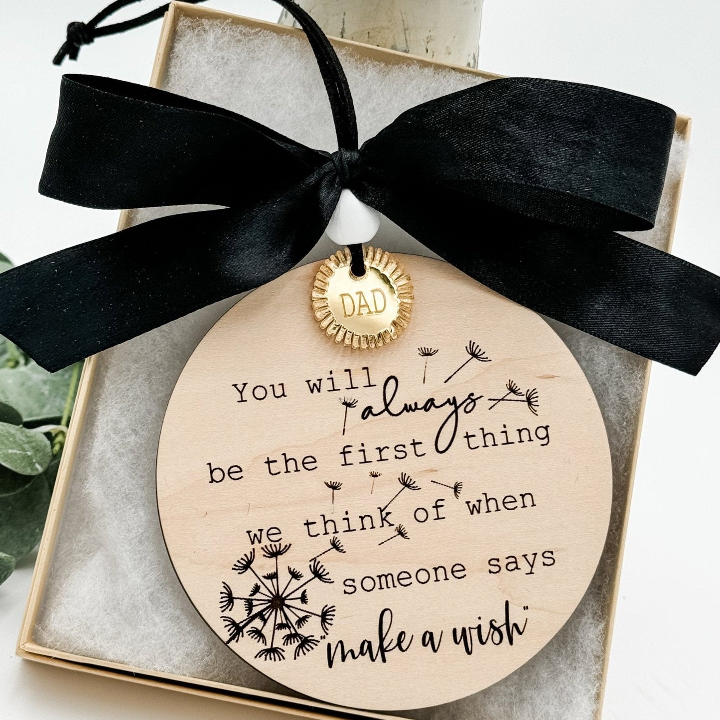 “Make A Wish” Christmas Ornament, Memorial Ornament Gift - Embellish My Heart
