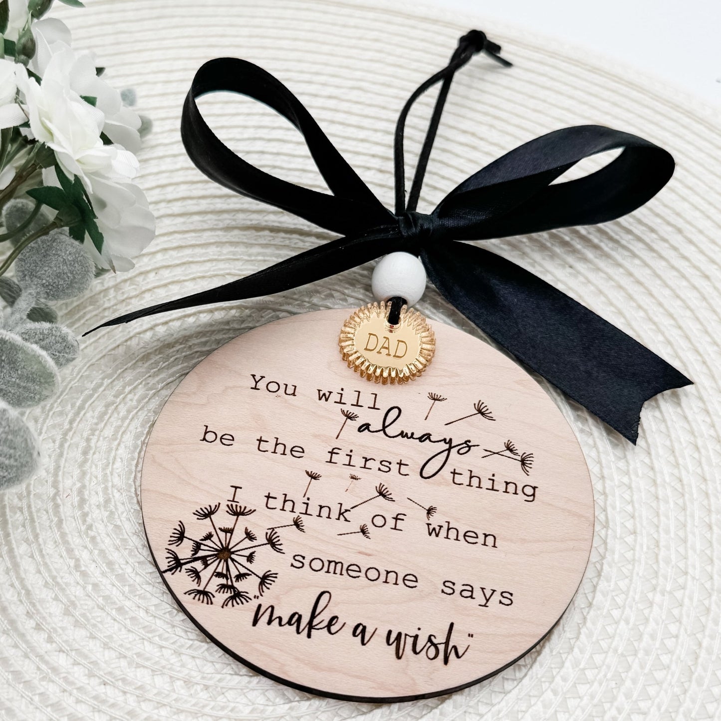“Make A Wish” Christmas Ornament, Memorial Ornament Gift - Embellish My Heart