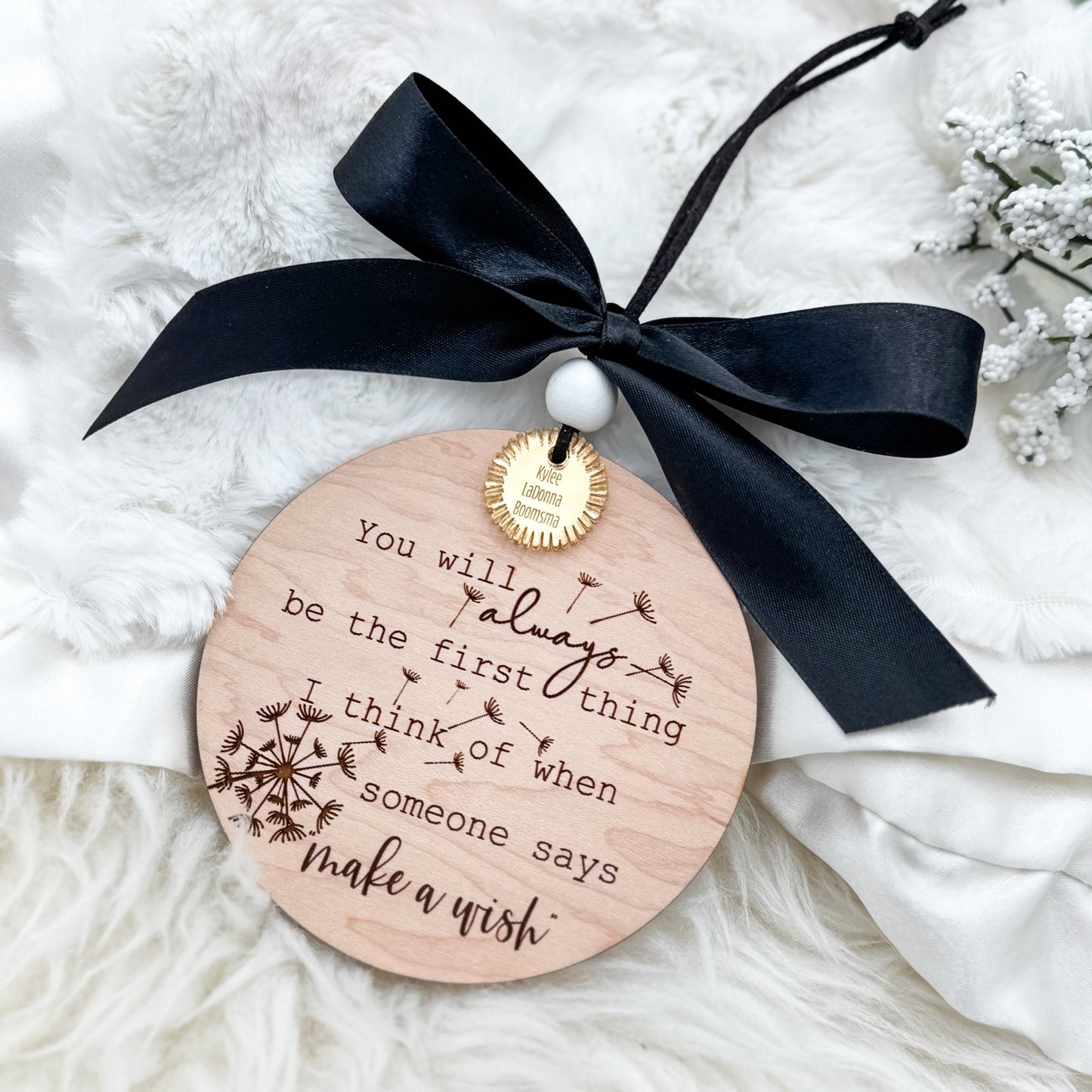 “Make A Wish” Christmas Ornament, Memorial Ornament Gift - Embellish My Heart