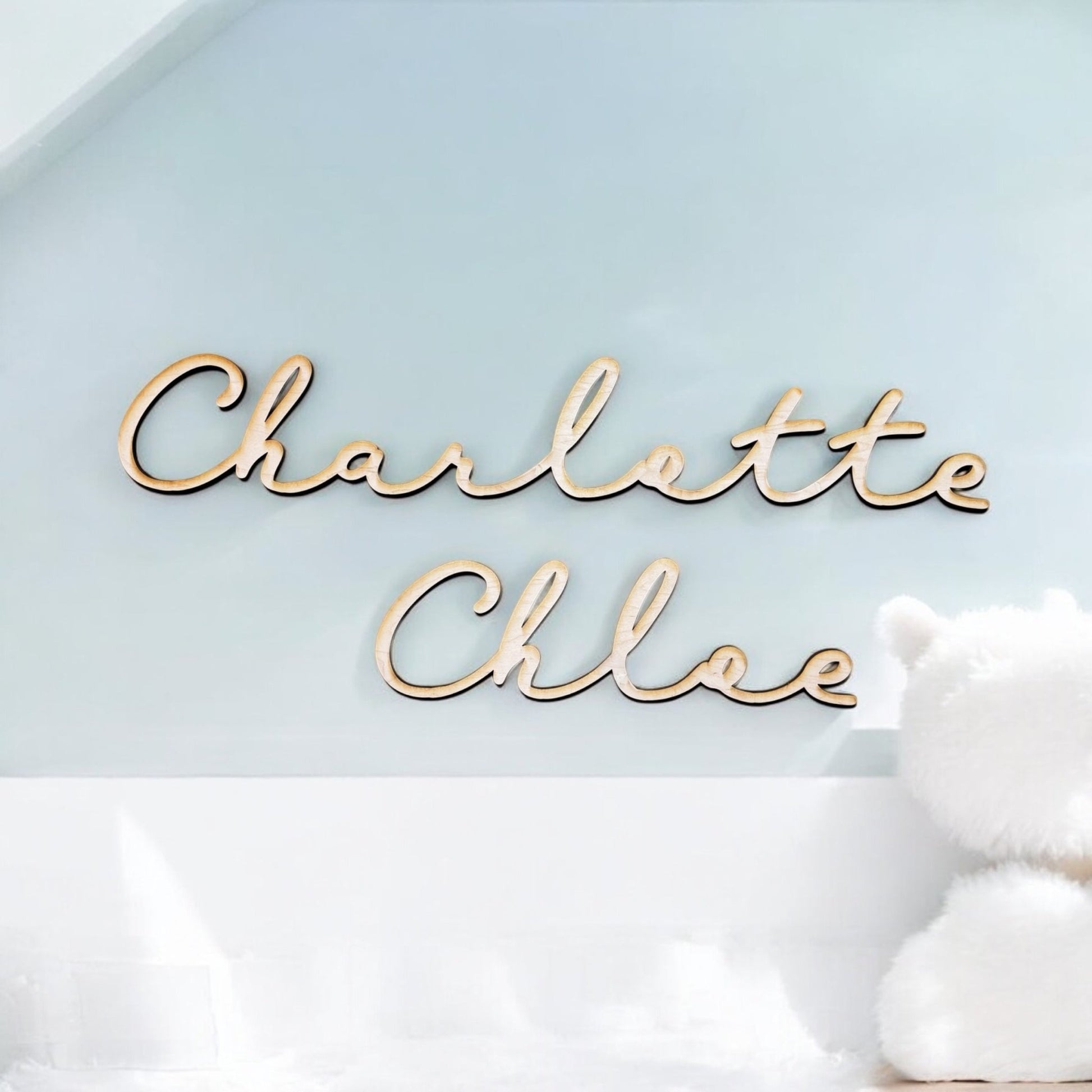 Nursey Name, Wall Decor, Custom Name Cutout - Embellish My Heart