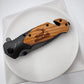 Olive Wood Pocket Knife with Emergency Tools – Engravable, Multi - Functional Folding Knife - Embellish My Heart