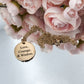 Personalized 25mm Disc Necklace – Custom Engraved Pendant in Silver, Gold, or Rose Gold | Stainless Steel Jewelry Gift - Embellish My Heart