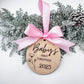 Personalized Baby’s First Christmas Ornament – 2025 - Embellish My Heart